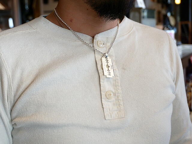 SHAFT SILVER WORKS/シャフトシルバーワークス】「Razor Pendant Top