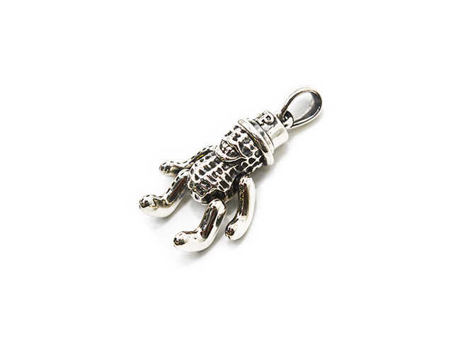 M | PEANUTS&CO. ピーナッツカンパニー ネックレス ペンダント ピーナッツ テディ 925 ピーナッツカンパニー 極美品 BUNNY chain + k10PG x silver アクセサリー