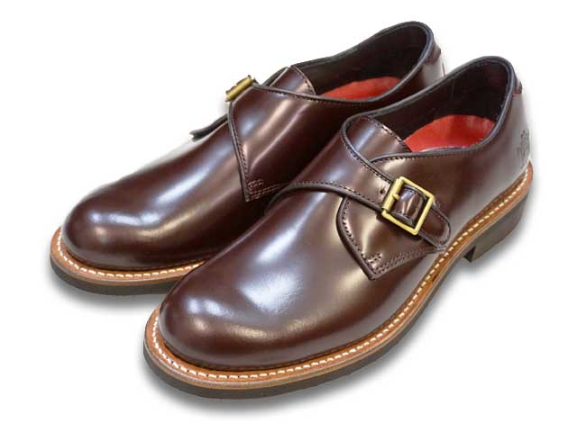 【未使用品】テイクファイブマイル モンク レザーシューズ ブラック ベルト 全3色【TAKE FIVE MILE/テイクファイブマイル】「Monk leather