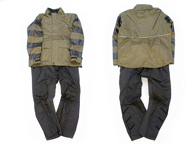 【Vin&Age/ヴィン&エイジ】「Prison Rain  Suit/プリズンレインスーツ」(TFR-2201)(ハーレー/バイク/雨具/カッパ/WOLF PACK/ウルフパック)