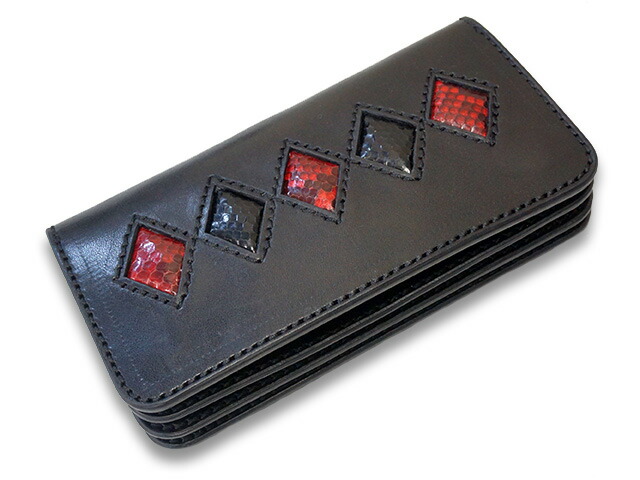 TiSS カスタムレザーTISS CUSTOM LEATHERS 長財布 TISS CUSTOM LEATHERS/ティスカスタムレザーズ】「Diamond 5 Python