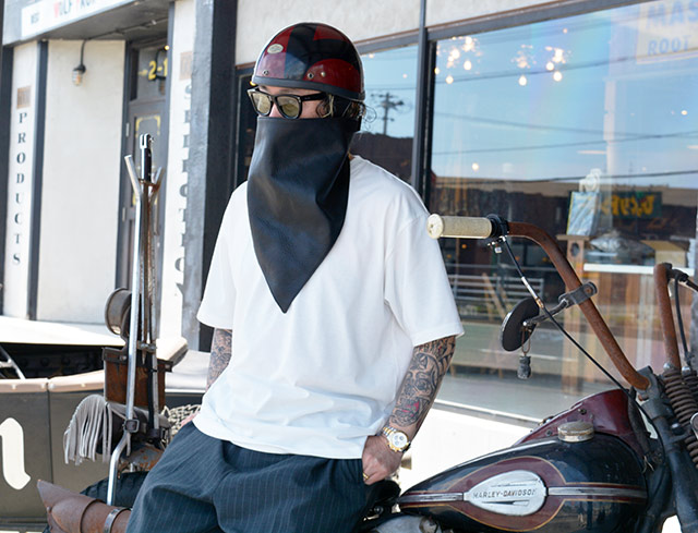 全2色【TISS CUSTOM LEATHERS/ティスカスタムレザーズ】「Leather Face