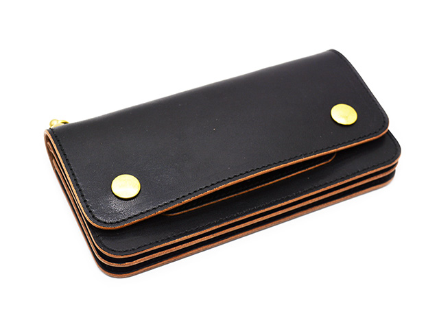 TISS CUSTOM LEATHERS】「Teacore Old School Trucker Wallet/茶芯