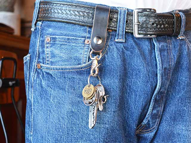 TISS CUSTOM LEATHERS/ティスカスタムレザーズ】「Teacore Strap Key