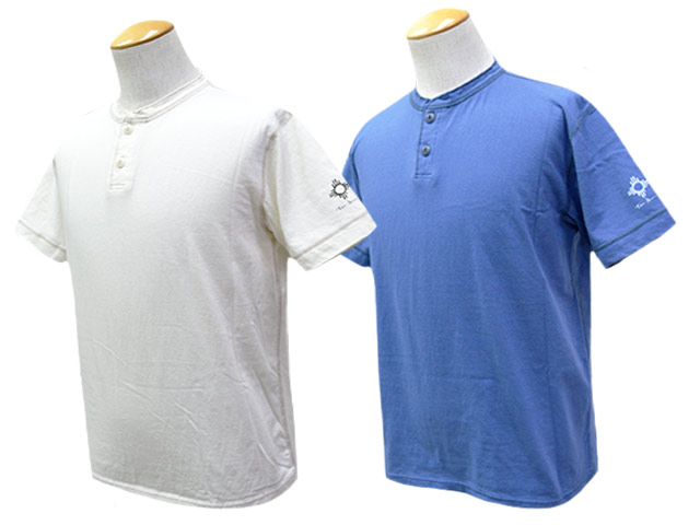 全2色【TWO MOON/トゥームーン】「Henley Neck Tee/ヘンリーネックTee