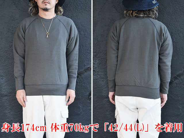 全3色【TWO MOON/トゥームーン】「Raglan Sleeve Sweatshirts/ラグラン