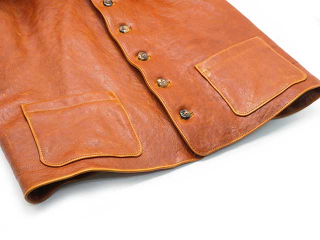 FAT ESOW Sb トリプルコラボ スタジャン 袖レザー切替 メルトンウール