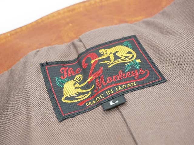 The 2 Monkeys/ザ トゥーモンキーズ】2023AW「Leather Waistcoat