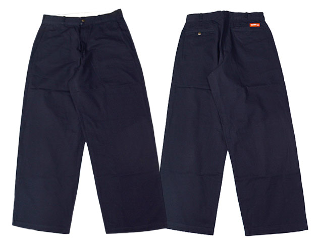 全2色【TUF-NUT/タフナッツ】「Cotton Twill Wide Work Trousers