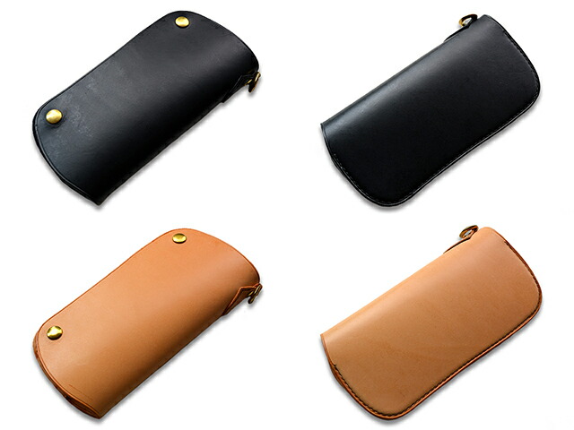 全2色【Round head/ラウンドヘッド】「Tracker Long Wallet”Plain