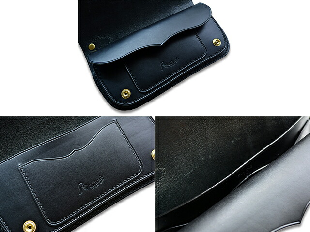 全2色【Round head/ラウンドヘッド】「Tracker Long Wallet”Plain