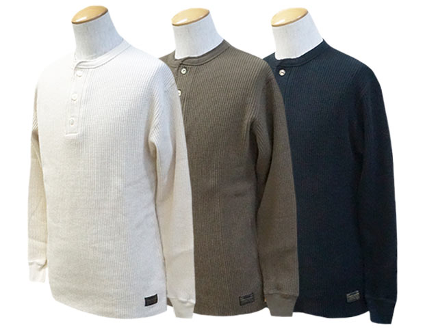 全3色【TROPHY CLOTHING/トロフィークロージング】「Heavy Waffle Mil