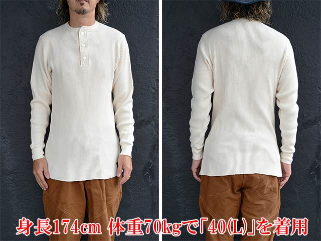 全3色【TROPHY CLOTHING/トロフィークロージング】「Heavy Waffle Mil