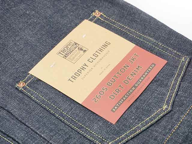 TROPHY CLOTHING/トロフィークロージング】「Button Jacket Dirt Denim