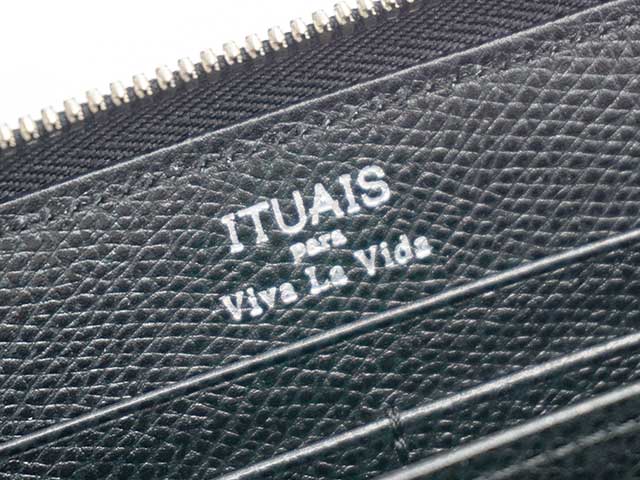 ITUAIS /イトゥアイス】「CROCODILE POROSUS Round Zip Long Wallet
