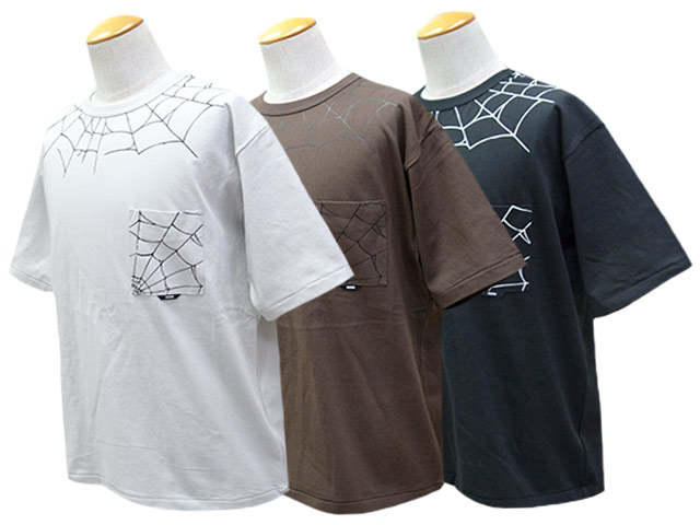 【新品未使用】 dvelp 総柄シャツ M スパイダー 全3色【Vin&Age/ヴィン&エイジ】2026SS「Spider Web S/S Tee
