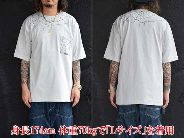 【新品未使用】 dvelp 総柄シャツ M スパイダー 全3色【Vin&Age/ヴィン&エイジ】2026SS「Spider Web S/S Tee