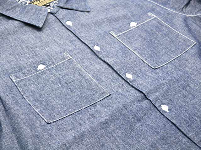 全2色【Vin&Age/ヴィン&エイジ】2026SS「Open Collar Chambray Shirts