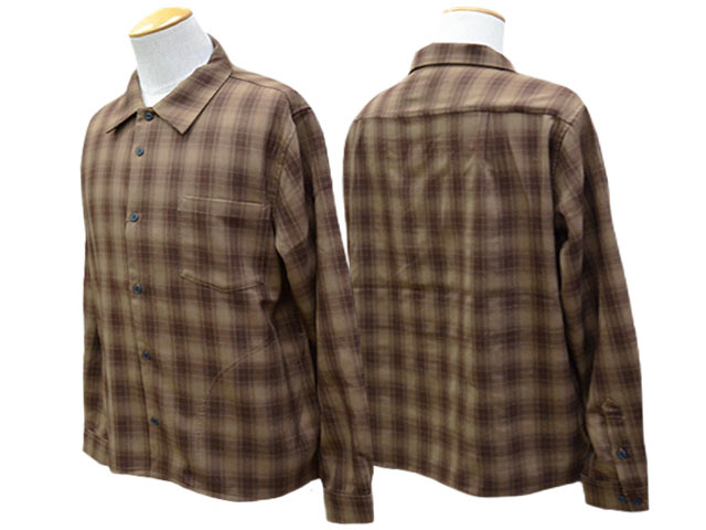 全3色【Vin&Age/ヴィン&エイジ】2025AW「Semi Wide Ombre Shirts