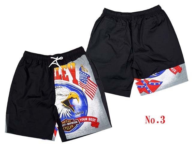 全3柄「H-D Bandana Easy Shorts/H-Dバンダナイージーショーツ」(STUP