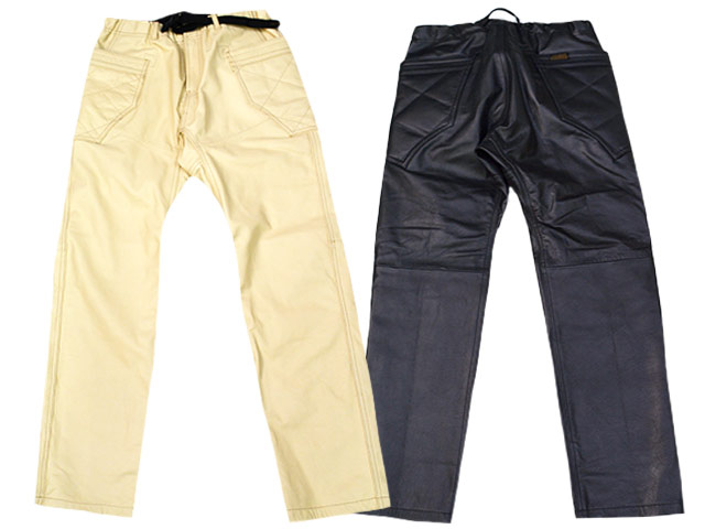 全2色【Vin&Age/ヴィン&エイジ】2025AW「Leather Ride Gear Pants