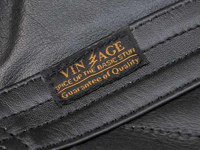 全2色【Vin&Age/ヴィン&エイジ】2025AW「Leather Ride Gear Pants
