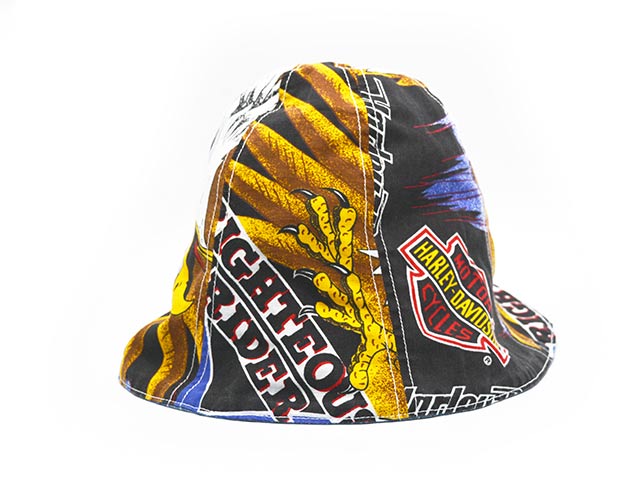 全2色「90's H-D Vintage Bandana Tulip Hat/90's H-Dヴィンテージ