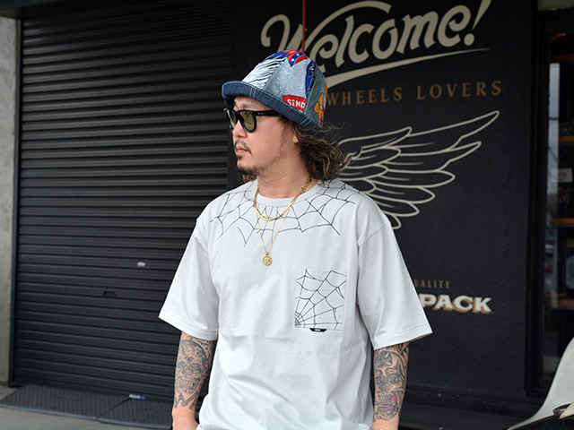 全2色「90's H-D Vintage Bandana Tulip Hat/90's H-Dヴィンテージ