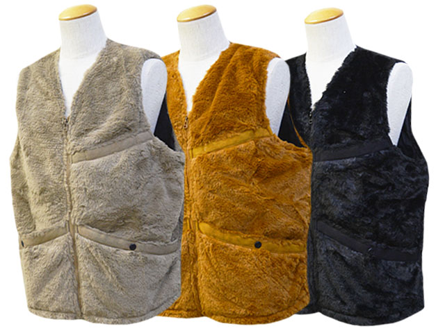 全3色【Vin&Age/ヴィン&エイジ】2025AW「Eskimo Fur Vest/エスキモー