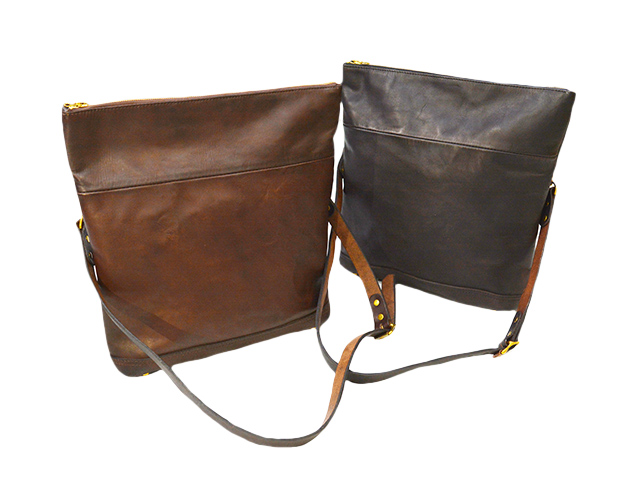 全2色【vasco/ヴァスコ】「Leather Nelson 2Way Bag”Small”/レザー