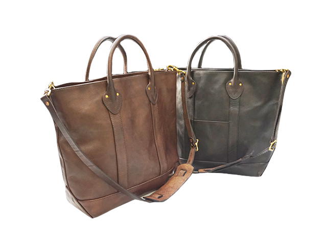 全2色【vasco/ヴァスコ】「Leather Boat Tote Bag/レザーボートトート