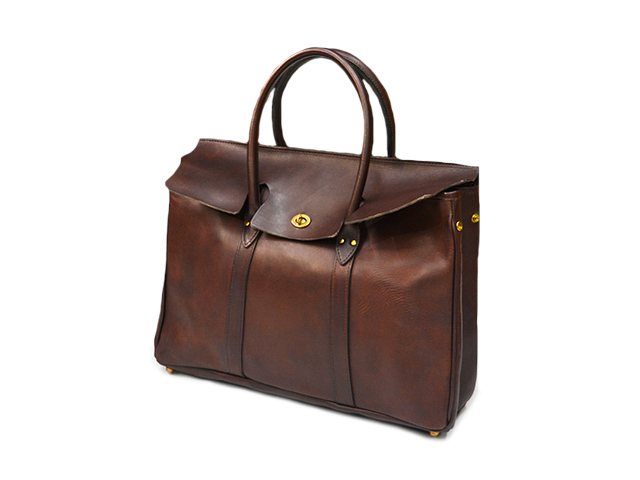全2色【vasco/ヴァスコ】「Leather Saddle Tote Bag/レザーサドル