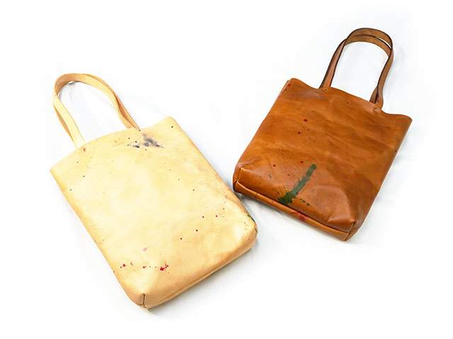 vasco/ヴァスコ】「Paint Leather Market Tote Bag/ペイントレザー