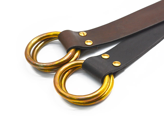 全2色【vasco/ヴァスコ】「Leather Ring Belt/レザーリングベルト」(VS
