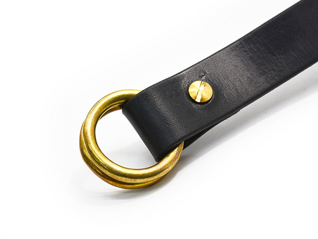全2色【vasco/ヴァスコ】「Leather Ring Belt”Narrow”/レザーリング