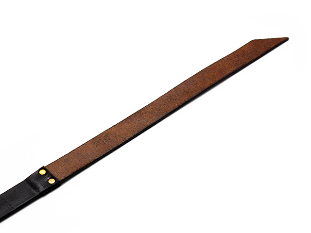 全2色【vasco/ヴァスコ】「Leather Ring Belt”Narrow”/レザーリング