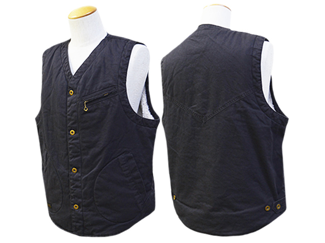 全2色【Vin&Age/ヴィン&エイジ】2024AW「Deck Boa Vest/デッキ