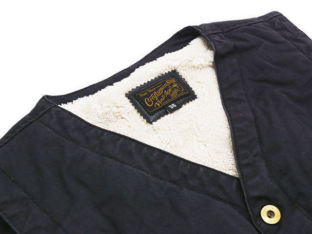 全2色【Vin&Age/ヴィン&エイジ】2024AW「Deck Boa Vest/デッキ