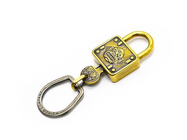 WEIRDO JEWELRY/ウィアードジュエリー】「Padlock Key Chain/パドロックキーチェーン」(Brass)(ギャングスタービル/グラッドハンド/アメカジ/ウルフパック)  : wg-004b : WOLF PACK Yahooストア店 - 通販 - Yahoo!ショッピング