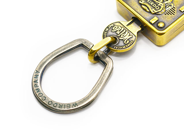 WEIRDO JEWELRY/ウィアードジュエリー】「Padlock Key Chain/パドロックキーチェーン」(Brass)(ギャングスタービル/グラッドハンド/アメカジ/ウルフパック)  : wg-004b : WOLF PACK Yahooストア店 - 通販 - Yahoo!ショッピング