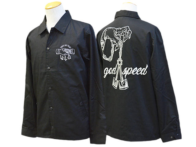 【WOLF PACK original/ウルフパックオリジナル】「T/C Coach Jacket”PISTON  HAND”/T/Cコーチジャケット”ピストンハンド”」(ハーレー/ホットロッド/アメカジ)