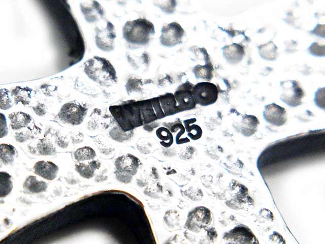 WEIRDO JEWELRY/ウィアードジュエリー】「Big Cross Top/ビッグクロス