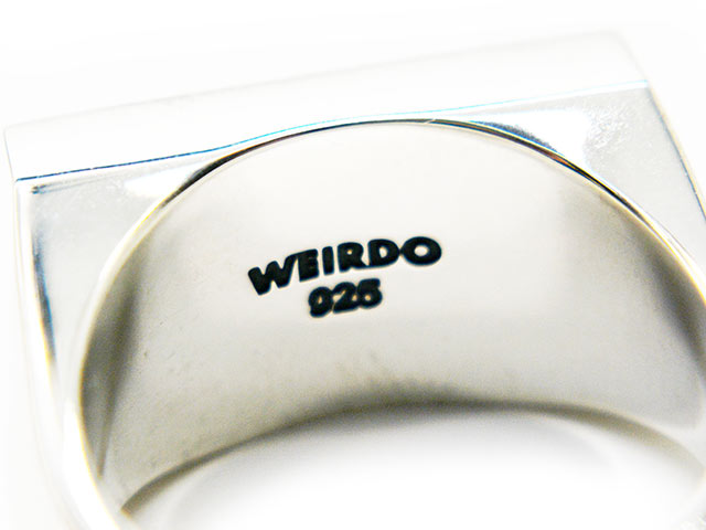 WEIRDO JEWELRY/ウィアードジュエリー】「SEXY Plaque Ring/セクシー