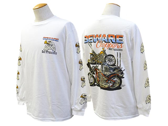 BEWARE CHOPPERS/ビウェアチョッパーズ】「Printed L/S Tee”TRIPPLE