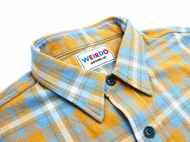 WEIRDO/ウィアード】2024SS「Check Shirts”FUCK U”/ロングスリーブ
