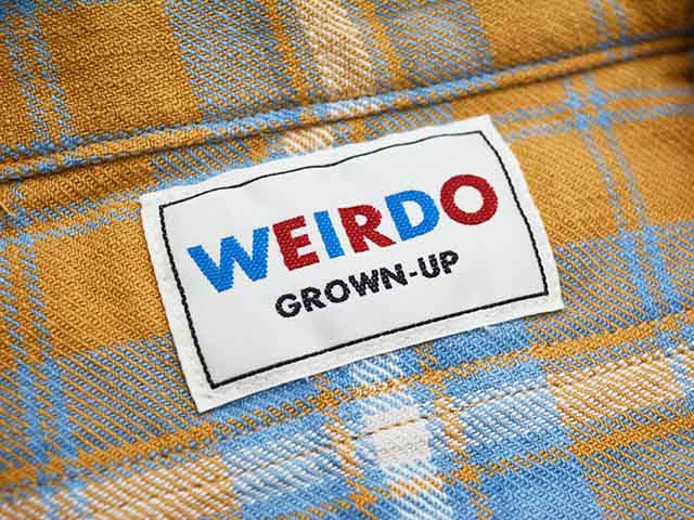 WEIRDO/ウィアード】2024SS「Check Shirts”FUCK U”/ロングスリーブ