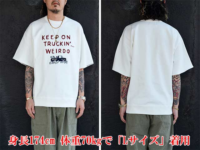 全3色【WEIRDO/ウィアード】2025SS「KEEP ON TRUCKIN' S/S Sweat