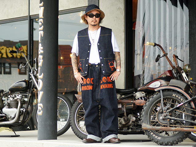 Weirdo ストライプ ベスト wrd5305-10.jpg