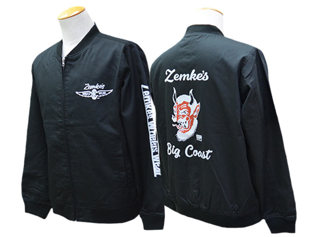 ZEMKE'S WHEELS WEAR/ゼムケズホイールズウエア】「T/C Stadium Jacket