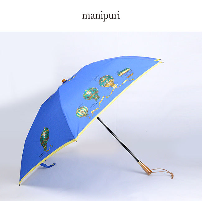 ポイント10倍)manipuri マニプリ 晴雨兼用折り畳み傘 バルーン